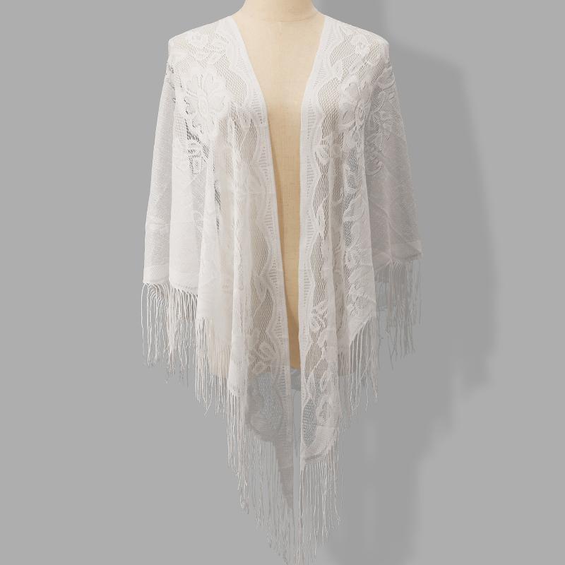 Tassel Fringe Trim - Tassel Fringe Bridal Wrap Triangle Floral
