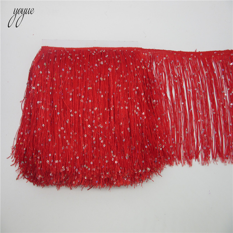 YOYUE 1Yard 20CM Long Polyeste - Fringe Ribbon Sewing ulasan dan harga