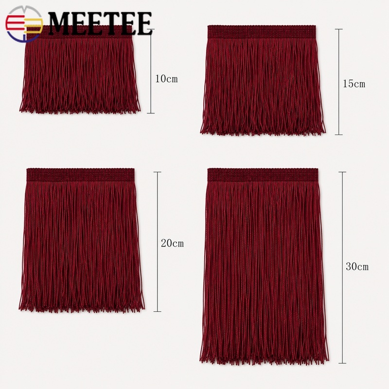 5/10Yards 10-30cm Red Tassel F - Fringe Ribbon Sewing ulasan dan harga