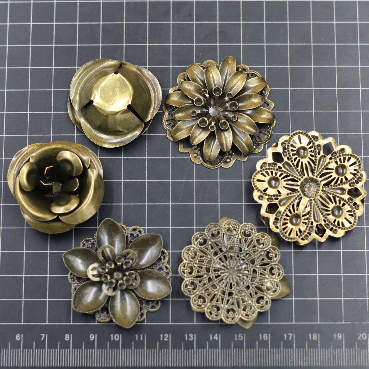 6Pcs Embellishments Combinatio - Craft Embellishment ulasan dan harga