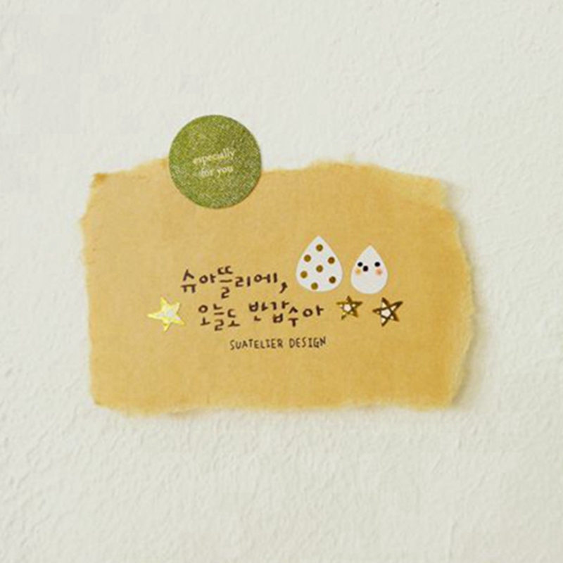 Korea Suatelier Rain Drop Stic - Embellishments For Scrapbooking ulasan dan harga