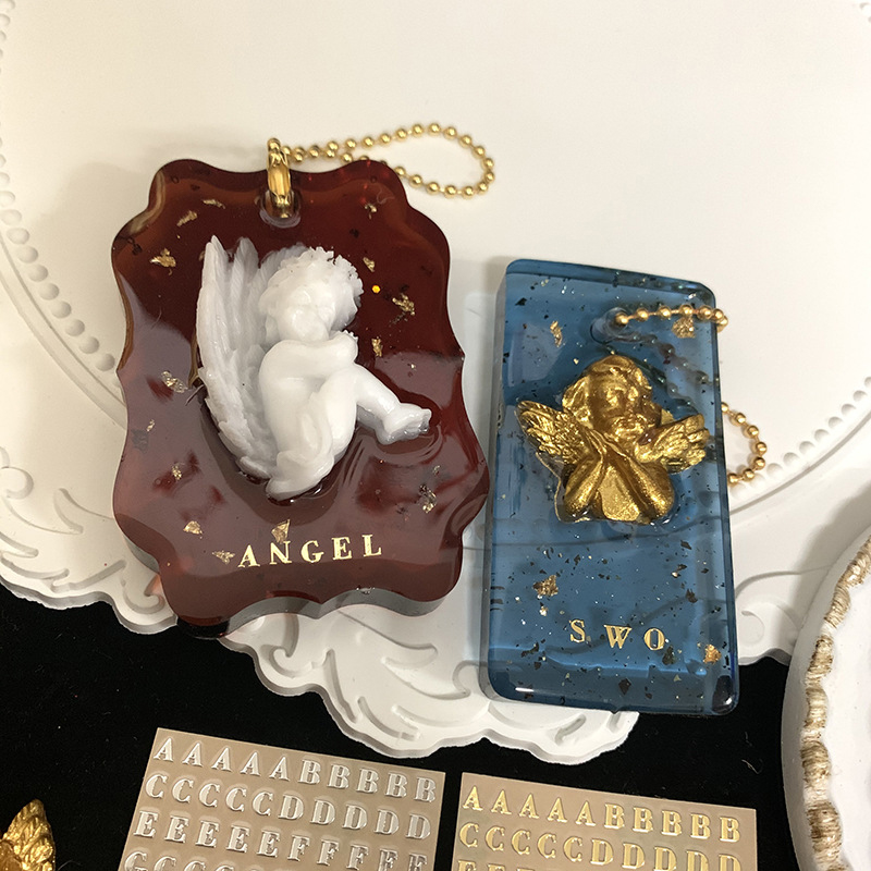 2Pcs Metal Alphabet Decoration - Craft Embellishment ulasan dan harga