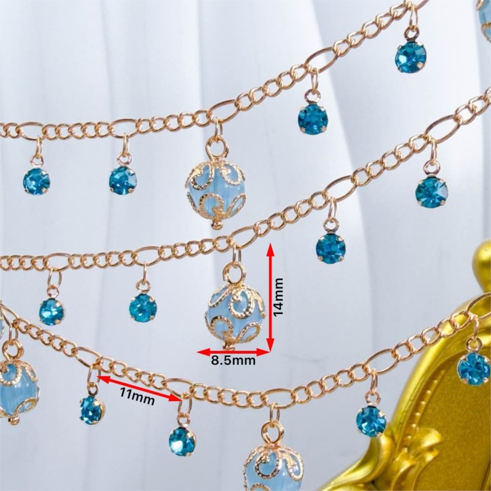 0.5Meter/1Meter Glass Bead Rhi - Pearl Trim Chain ulasan dan harga